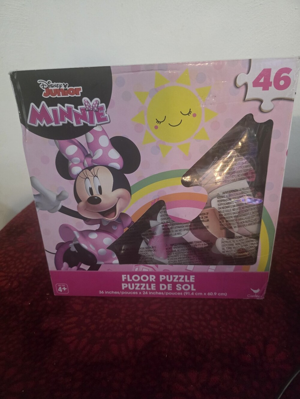 Disney Junior Minnie Pink 46-Piece Floor Puzzle